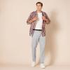 imageAmazon Essentials Mens SlimFit WrinkleResistant FlatFront Chino PantGrey