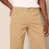 imageAmazon Essentials Mens Straight Fit 5Pocket Stretch Twill PantsDark Khaki Brown