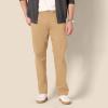 imageAmazon Essentials Mens Straight Fit 5Pocket Stretch Twill PantsDark Khaki Brown