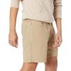 imageAmazon Essentials Mens StraightFit 7quot Inseam Stretch 5Pocket ShortsKhaki Brown