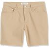 imageAmazon Essentials Mens StraightFit 7quot Inseam Stretch 5Pocket ShortsKhaki Brown