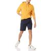 imageAmazon Essentials Mens StraightFit 7quot Inseam Stretch 5Pocket ShortsMidnight Blue