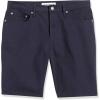 imageAmazon Essentials Mens StraightFit 7quot Inseam Stretch 5Pocket ShortsMidnight Blue