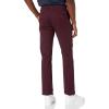 imageAmazon Essentials Mens StraightFit Casual Stretch Chino PantsBurgundy