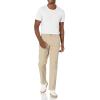 imageAmazon Essentials Mens StraightFit Casual Stretch Chino PantsTan