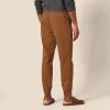 imageAmazon Essentials Mens StraightFit Chino Jogger PantDark Khaki Brown