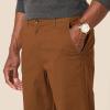 imageAmazon Essentials Mens StraightFit Chino Jogger PantDark Khaki Brown