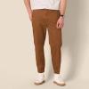 imageAmazon Essentials Mens StraightFit Chino Jogger PantDark Khaki Brown