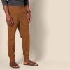 imageAmazon Essentials Mens StraightFit Chino Jogger PantDark Khaki Brown