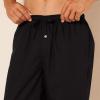 imageAmazon Essentials Mens StraightFit Woven Pajama Pant with PocketsBlack