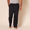 imageAmazon Essentials Mens StraightFit Woven Pajama Pant with PocketsBlack