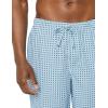 imageAmazon Essentials Mens StraightFit Woven Pajama Pant with PocketsBlue Geo Print