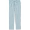 imageAmazon Essentials Mens StraightFit Woven Pajama Pant with PocketsBlue Geo Print