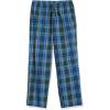 imageAmazon Essentials Mens StraightFit Woven Pajama Pant with PocketsBlue Green Large Plaid