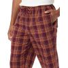 imageAmazon Essentials Mens StraightFit Woven Pajama Pant with PocketsBurgundy Rust Mix Plaid