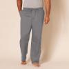 imageAmazon Essentials Mens StraightFit Woven Pajama Pant with PocketsGrey