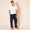 imageAmazon Essentials Mens StraightFit Woven Pajama Pant with PocketsNavy