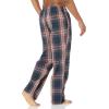 imageAmazon Essentials Mens StraightFit Woven Pajama Pant with PocketsNavy Large Plaid