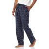 imageAmazon Essentials Mens StraightFit Woven Pajama Pant with PocketsNavy Paisley