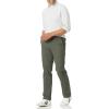 imageAmazon Essentials Mens StraightFit WrinkleResistant FlatFront Chino PantDark Olive