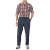 imageAmazon Essentials Mens StraightFit WrinkleResistant FlatFront Chino PantNavy