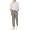 imageAmazon Essentials Mens StraightFit WrinkleResistant FlatFront Chino PantTaupe