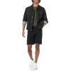 imageAmazon Essentials Mens Straightfit 9quot Inseam Stretch 5Pocket ShortBlack