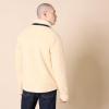 imageAmazon Essentials Mens Teddy Fleece FullZip Mock Neck Jacket with Chest PocketsBeige