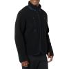 imageAmazon Essentials Mens Teddy Fleece FullZip Mock Neck Jacket with Chest PocketsBlack