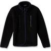 imageAmazon Essentials Mens Teddy Fleece FullZip Mock Neck Jacket with Chest PocketsBlack