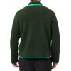 imageAmazon Essentials Mens Teddy Fleece FullZip Mock Neck Jacket with Chest PocketsDark Green