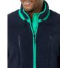 imageAmazon Essentials Mens Teddy Fleece FullZip Mock Neck Jacket with Chest PocketsDark Navy