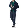 imageAmazon Essentials Mens Teddy Fleece FullZip Mock Neck Jacket with Chest PocketsDark Navy
