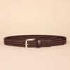 imageAmazon Essentials Mens Tubular Stretch Weave BeltBrown