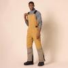 imageAmazon Essentials Mens WaterResistant Insulated Snow Bib OverallGold Light Brown Color Block