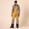 imageAmazon Essentials Mens WaterResistant Insulated Snow Bib OverallGold Light Brown Color Block