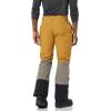 imageAmazon Essentials Mens WaterResistant Insulated Snowboard Ski Snow PantBrown Mustard Yellow Color Block