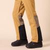 imageAmazon Essentials Mens Waterproof Insulated Snow Ski PantBlack Gold Color Block