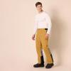imageAmazon Essentials Mens Waterproof Insulated Snow Ski PantBlack Gold Color Block
