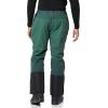 imageAmazon Essentials Mens Waterproof Insulated Snow Ski PantBlack Spruce Green Color Block