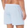 imageAmazon Essentials Mens Woven Cotton Boxer Short Underwear Available in Big ampampTall Pack of 5Light BluePale Blue StripeWhite Pinstripe