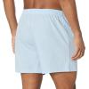 imageAmazon Essentials Mens Woven Cotton Boxer Short Underwear Available in Big ampampTall Pack of 5Light BluePale Blue StripeWhite Pinstripe