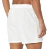 imageAmazon Essentials Mens Woven Cotton Boxer Short Underwear Available in Big ampampTall Pack of 5White