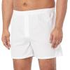 imageAmazon Essentials Mens Woven Cotton Boxer Short Underwear Available in Big ampampTall Pack of 5White