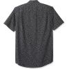 imageAmazon Essentials SlimFit Mens Short Sleeve Button Down ShirtBlack Floral