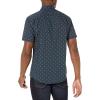 imageAmazon Essentials SlimFit Mens Short Sleeve Button Down ShirtNavy White Anchor Print