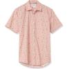 imageAmazon Essentials SlimFit Mens Short Sleeve Button Down ShirtPink Fruit