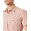 imageAmazon Essentials SlimFit Mens Short Sleeve Button Down ShirtPink Fruit