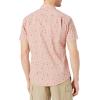 imageAmazon Essentials SlimFit Mens Short Sleeve Button Down ShirtPink Fruit