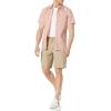 imageAmazon Essentials SlimFit Mens Short Sleeve Button Down ShirtPink Fruit